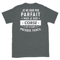 Thumbnail for T-shirt Corse bleu marine - Je ne suis pas parfait mais.