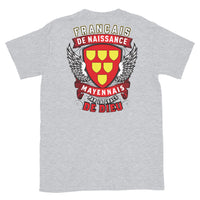 Thumbnail for T-shirt Mayenne bleu marine dos - Fierté des origines belges