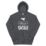 Thérapie Sicile, Italie - Sweatshirt à capuche - Ici & Là - T-shirts & Souvenirs de chez toi