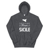 Sweatshirt Sicilien noir - Je n'ai pas besoin de thérapie