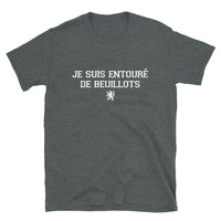 Thumbnail for T-shirt Franche-Comté gris foncé chiné - Je suis entouré de beuillots