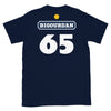 T-shirt Bigourdan 65 Pastis noir - texte humoristique local