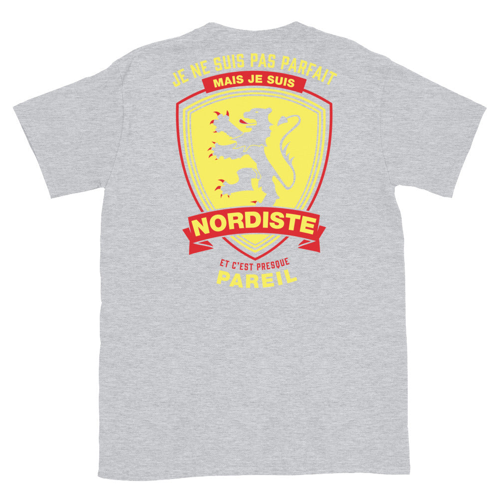 T-shirt Nordiste bleu marine dos - Je ne suis pas parfait mais.
