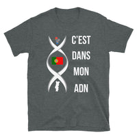 Thumbnail for T-shirt Portugal gris foncé - ADN Portugais en fierté