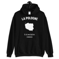 Thumbnail for Sweatshirt Pologne noir - Mon histoire commence ici