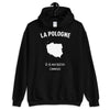 Sweatshirt Pologne noir - Mon histoire commence ici