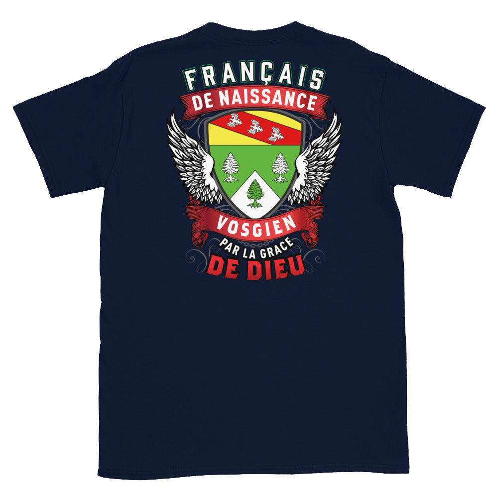 T-shirt Belge bleu marine - Français, Belge, Suisse, Canadien de naissance