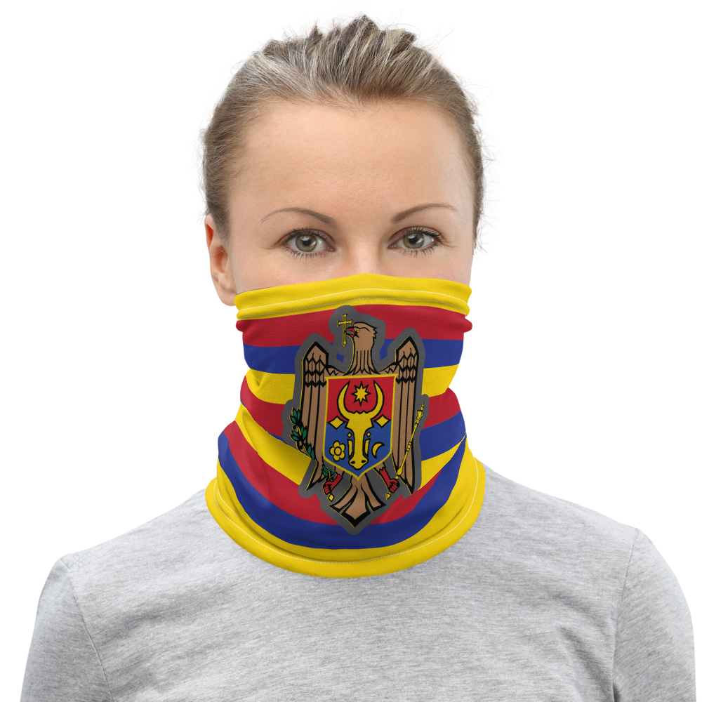 Masque Cache cou - Bandeau - Moldavie - Ici & Là - T-shirts & Souvenirs de chez toi