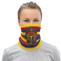 Thumbnail for Masque Cache cou - Bandeau - Moldavie - Ici & Là - T-shirts & Souvenirs de chez toi