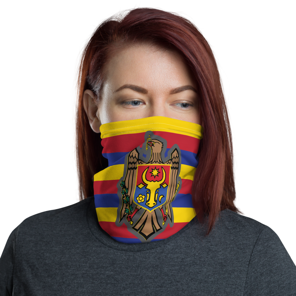 Masque Cache cou - Bandeau - Moldavie - Ici & Là - T-shirts & Souvenirs de chez toi
