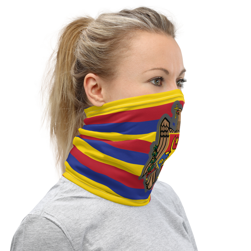 Masque Cache cou - Bandeau - Moldavie - Ici & Là - T-shirts & Souvenirs de chez toi