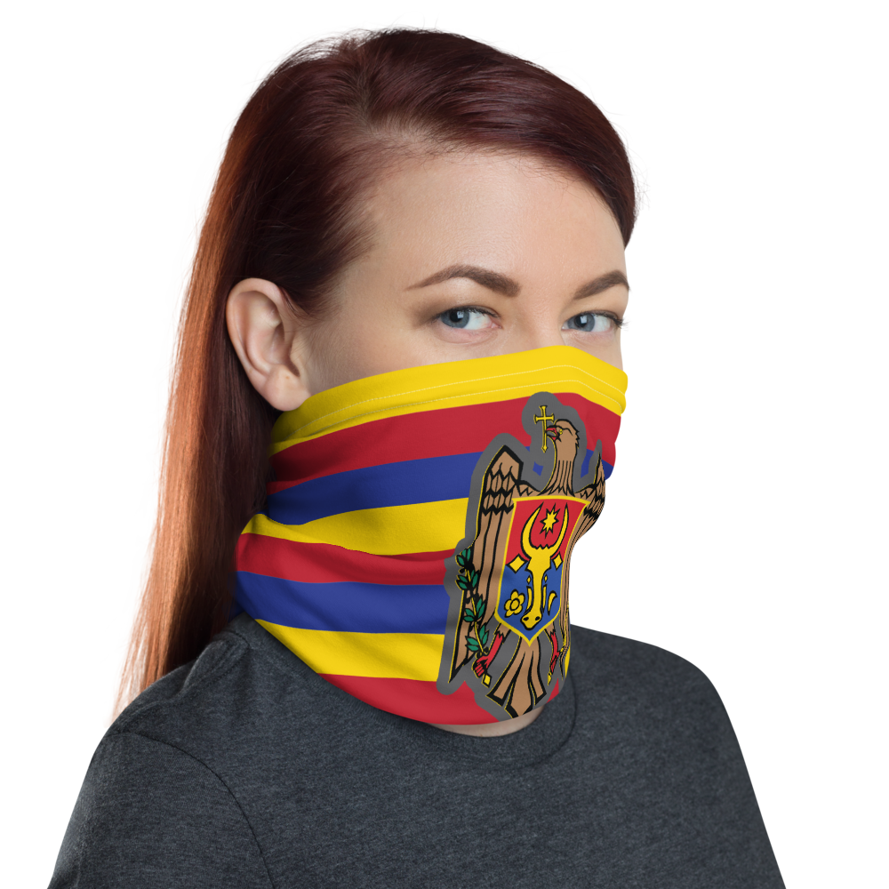 Masque Cache cou - Bandeau - Moldavie - Ici & Là - T-shirts & Souvenirs de chez toi