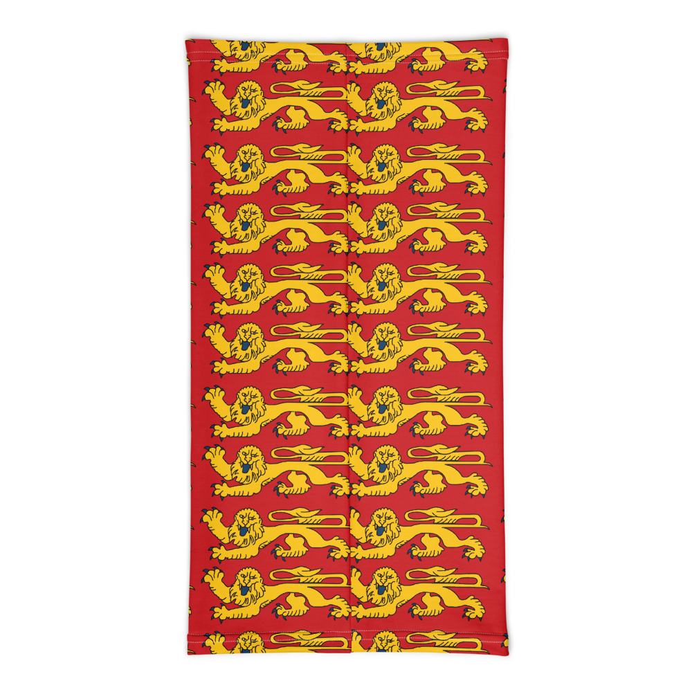 Masque Cache-cou Normandie - blason normand dos