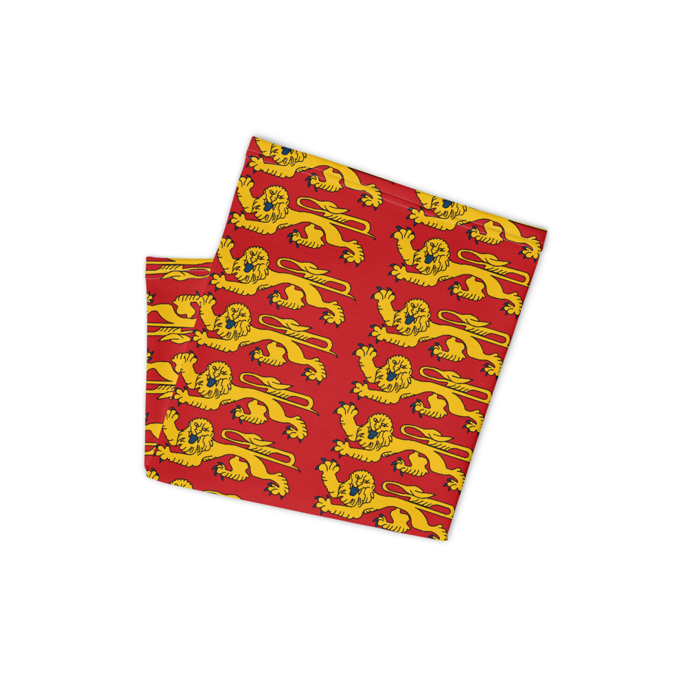 Masque Cache-cou Normandie - blason normand face