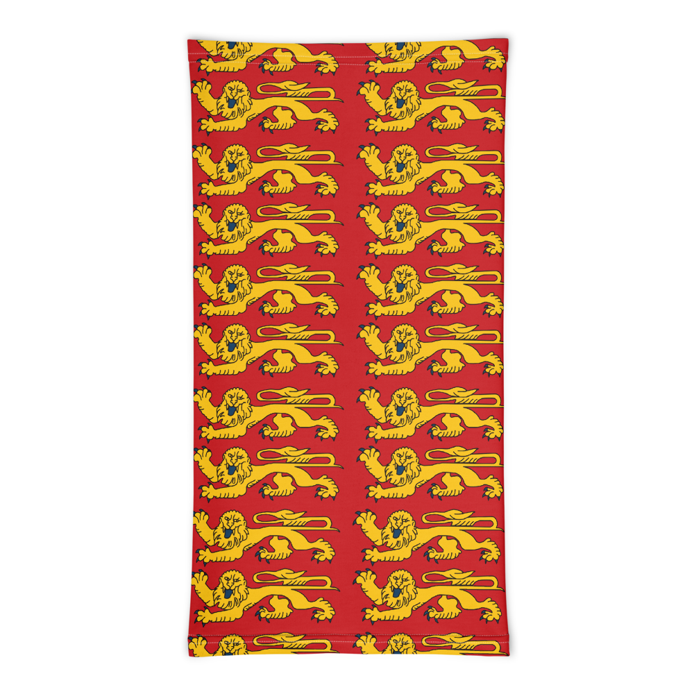 Masque Cache-cou Normandie - blason normand face