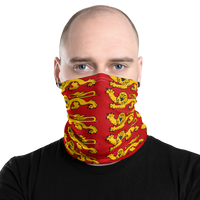 Thumbnail for Masque Cache-cou - Bandeau - Normandie avec blason normand - Ici & Là - T-shirts & Souvenirs de chez toi