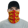 Masque Cache-cou Normandie - blason normand face
