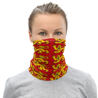 Thumbnail for Masque Cache-cou - Bandeau - Normandie avec blason normand - Ici & Là - T-shirts & Souvenirs de chez toi