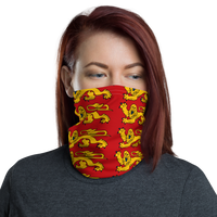 Thumbnail for Masque Cache-cou - Bandeau - Normandie avec blason normand - Ici & Là - T-shirts & Souvenirs de chez toi