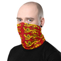 Thumbnail for Masque Cache-cou - Bandeau - Normandie avec blason normand - Ici & Là - T-shirts & Souvenirs de chez toi