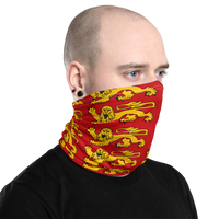 Thumbnail for Masque Cache-cou - Bandeau - Normandie avec blason normand - Ici & Là - T-shirts & Souvenirs de chez toi