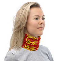 Thumbnail for Masque Cache-cou - Bandeau - Normandie avec blason normand - Ici & Là - T-shirts & Souvenirs de chez toi