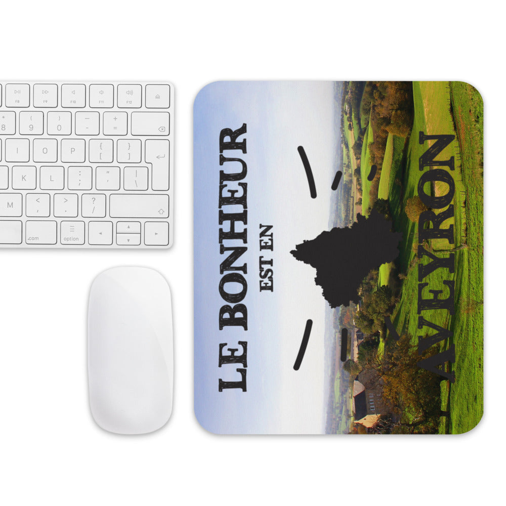 Tapis de souris Aveyron - Bonheur et confort au bureau