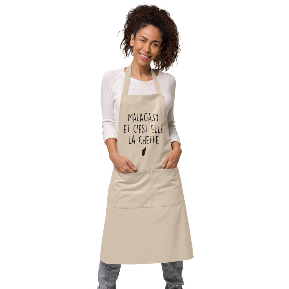 Tablier Madagascar - Cuisinez avec fierté et humour - dos