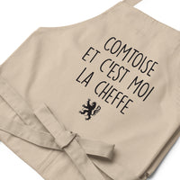 Thumbnail for Comtois et c'est moi la cheffe - Tablier cuisine coton bio - Franche-Comté