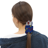 Thumbnail for Cache-cou Picard noir - Motif drapeau picard