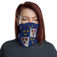Thumbnail for Cache-cou Picard noir - Motif drapeau picard