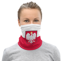 Thumbnail for Cache-cou Pologne rouge et blanc dos - Drapeau moderne
