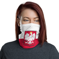 Thumbnail for Cache-cou Pologne rouge et blanc - Drapeau moderne