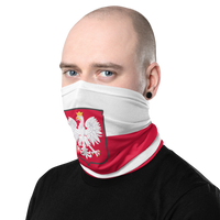 Thumbnail for Cache-cou Pologne rouge et blanc dos - Drapeau moderne