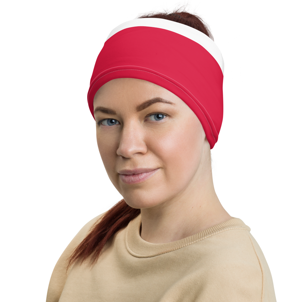 Pologne - Cache-cou - Bandeau - drapeau moderne - Ici & Là - T-shirts & Souvenirs de chez toi