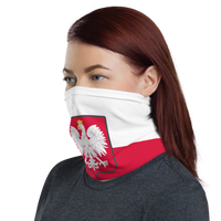 Thumbnail for Cache-cou Pologne rouge et blanc dos - Drapeau moderne
