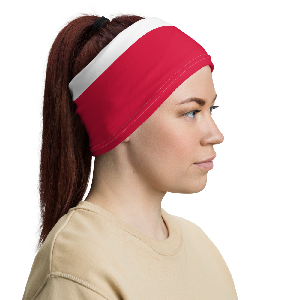Pologne - Cache-cou - Bandeau - drapeau moderne - Ici & Là - T-shirts & Souvenirs de chez toi
