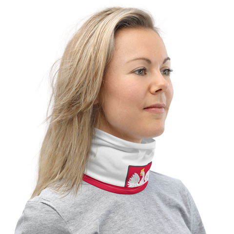 Pologne - Cache-cou - Bandeau - drapeau moderne - Ici & Là - T-shirts & Souvenirs de chez toi
