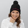 Bonnet Aveyron noir - Aveyronnaise 12 avec pompon