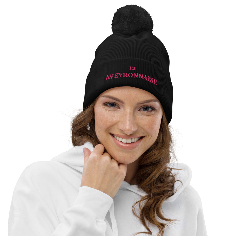 Bonnet femme avec pompon, Aveyronnaise 12 - Aveyron