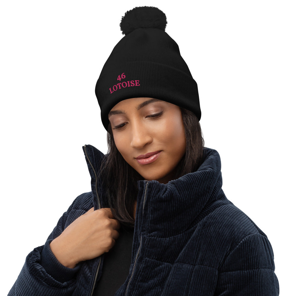 Bonnet femme avec pompon, Lotoise 46 - Lot