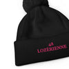 Bonnet Lozère noir - Pompon pour l'hiver