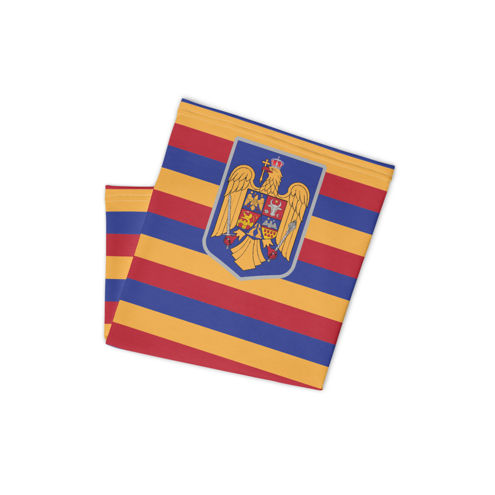 Masque Cache cou Roumanie - blason roumain face