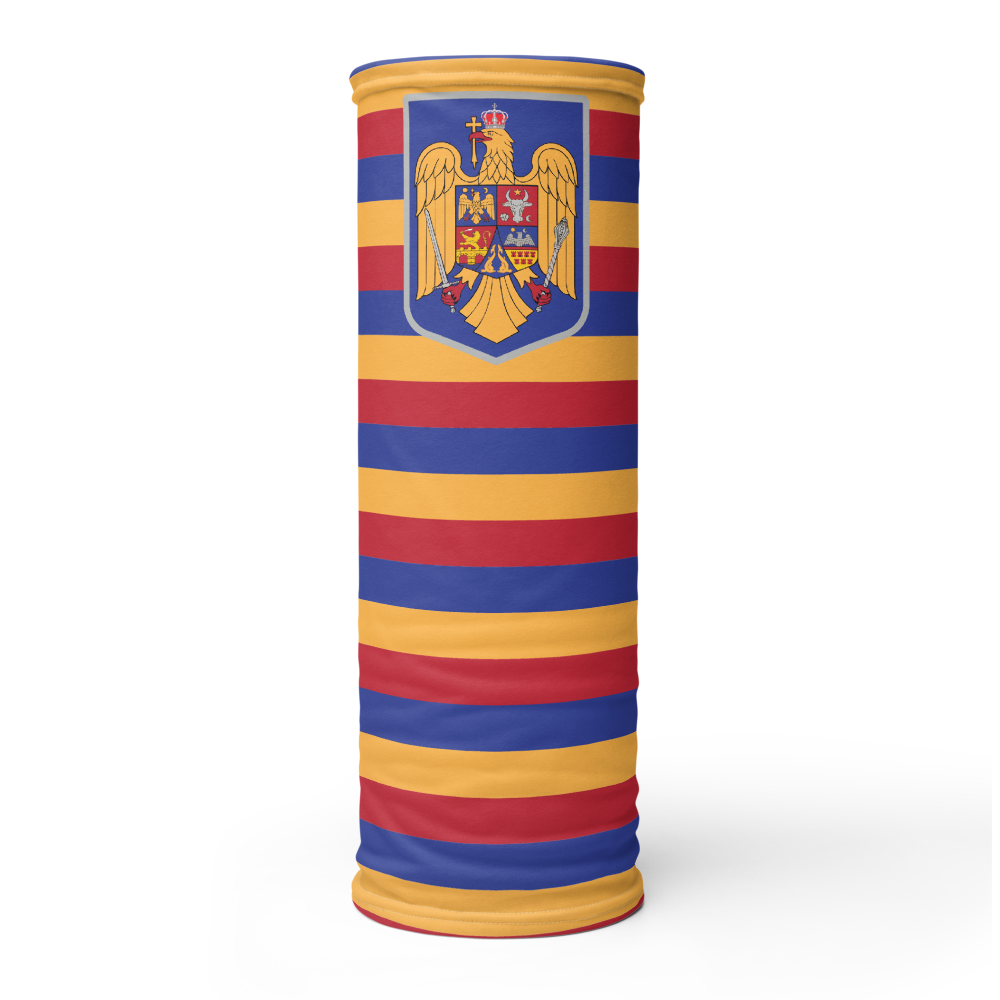 Masque Cache cou - Roumanie - blason roumain - Bandeau - Ici & Là - T-shirts & Souvenirs de chez toi