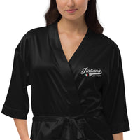 Thumbnail for Robe de chambre Italie satin - Italiana per sempre face