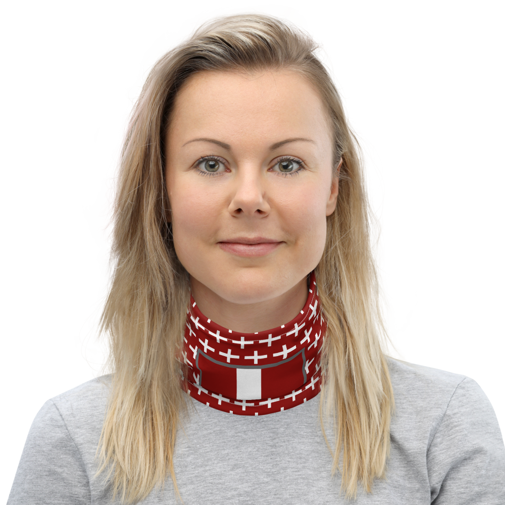 Cache-cou Savoie motif - Utilisation comme bandeau