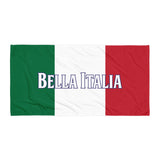 Serviette de bain : Bella Italia 150 cm x 76 cm Italie - Ici & Là - T-shirts & Souvenirs de chez toi