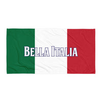 Thumbnail for Serviette de bain Italie - Douceur et fierté locale