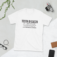 Thumbnail for Testa di  cazzo - definition italien - T-shirt standard - Ici & Là - T-shirts & Souvenirs de chez toi
