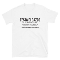 Thumbnail for Testa di  cazzo - definition italien - T-shirt standard - Ici & Là - T-shirts & Souvenirs de chez toi